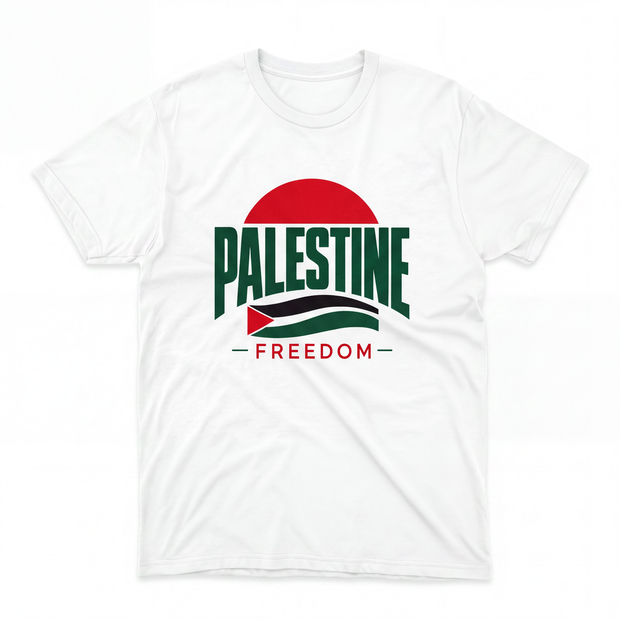 FREEDOM PALESTINE WHITE EDITION SHIRT